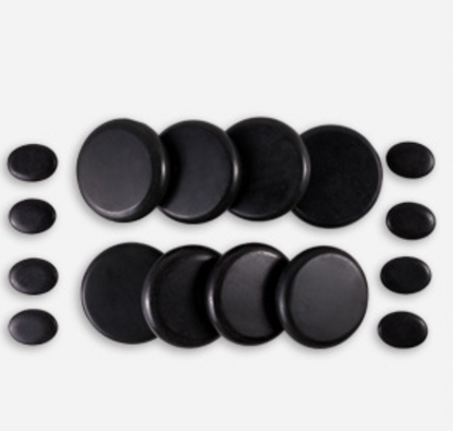 Set de 16 Piedras Calientes para Masaje