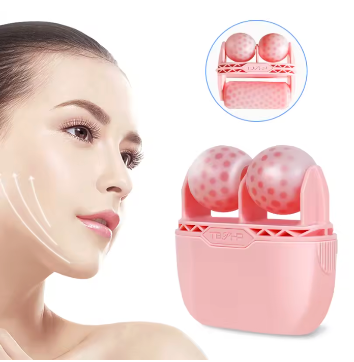 Rodillo Masajeador Facial 2 en 1 Ice Roller Efecto Frío