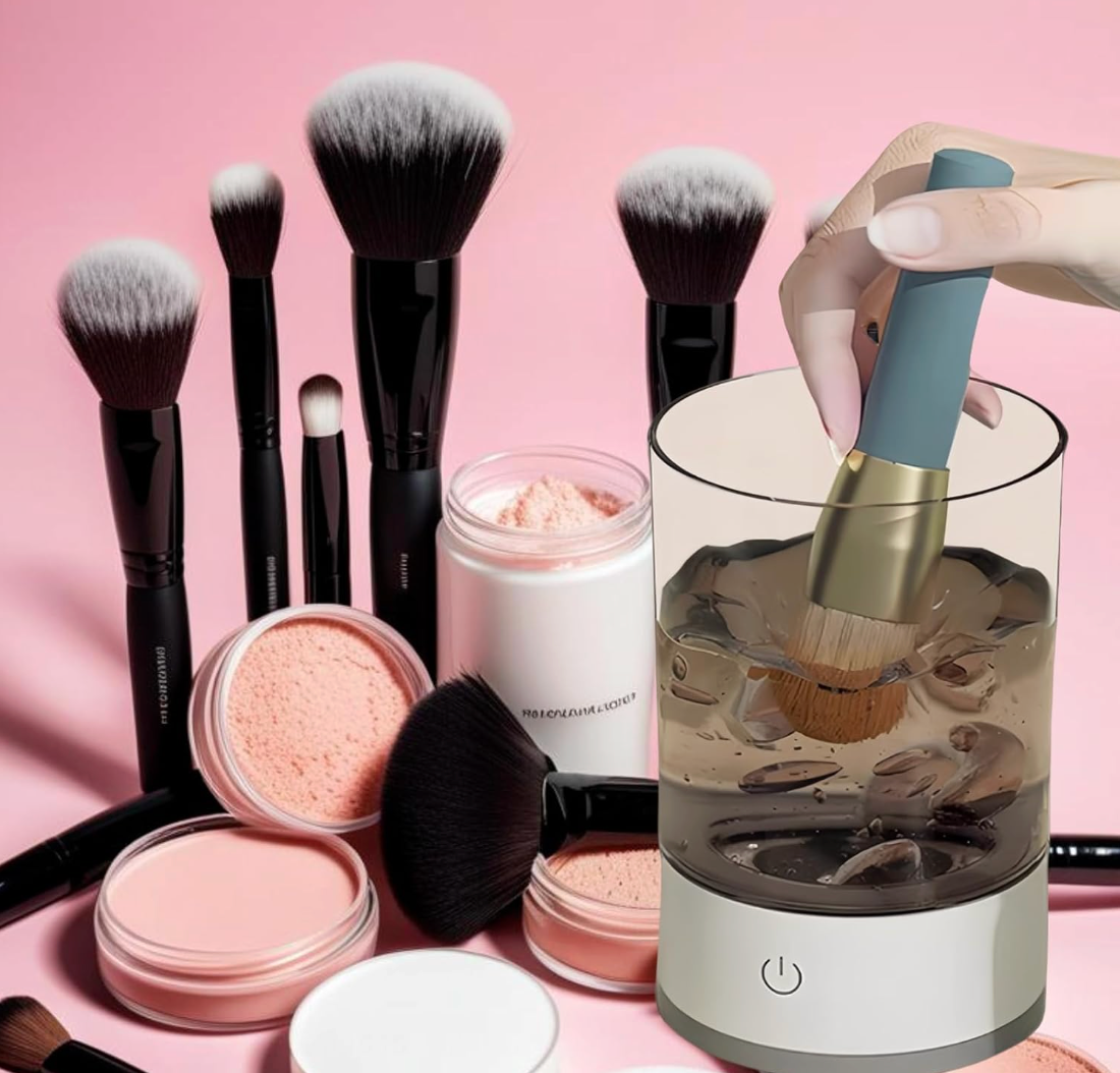 Limpiador Limpia Brochas Pinceles y Esponjas Automático