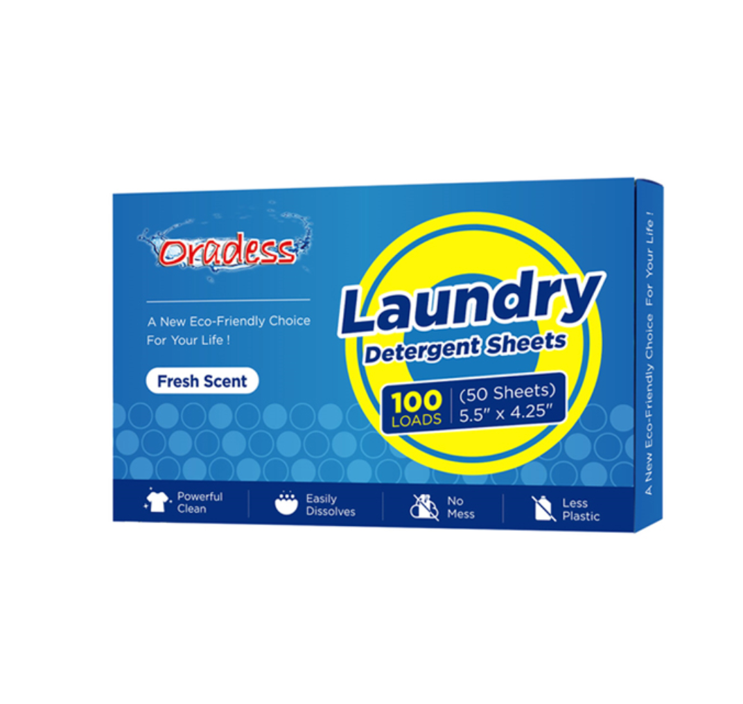 Láminas de Detergente Jabon para Lavarropas Oradess