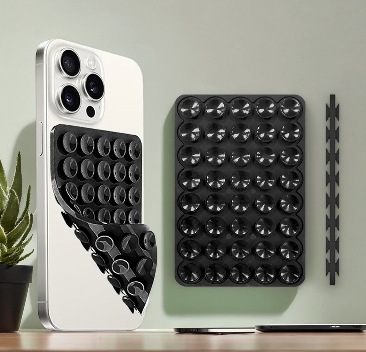 Pack x 3 Ventosa para Celular de Silicona Octopus