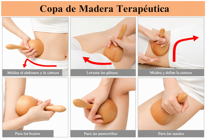 Copa sueca maderoterapia madera drenaje linfatico corporal