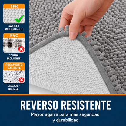 Alfombra Baño Felpilla Antideslizante Ultrasuave