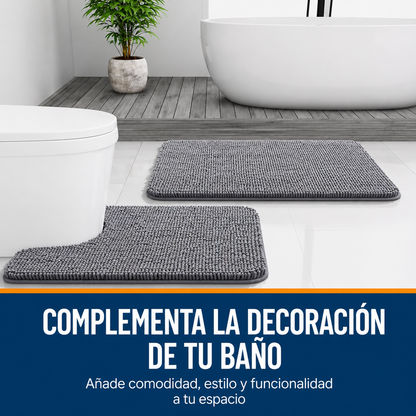 Alfombra Baño Felpilla Antideslizante Ultrasuave
