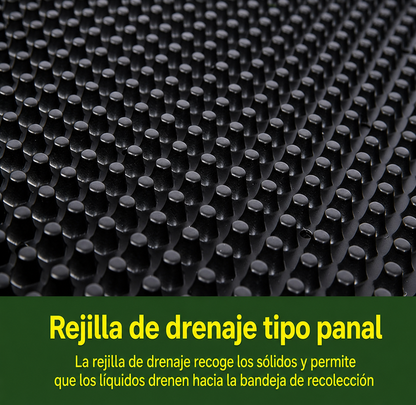 Alfombra sanitaria perros pasto artificial interior bandeja