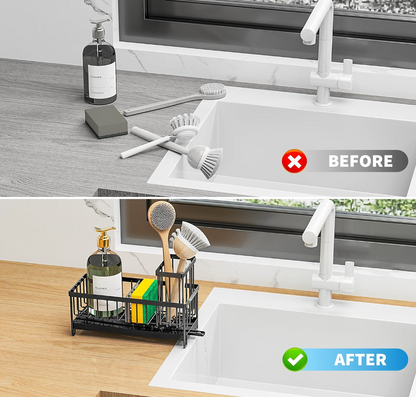 Escurridor Para Fregadero Acero Inoxidable Con Desague
