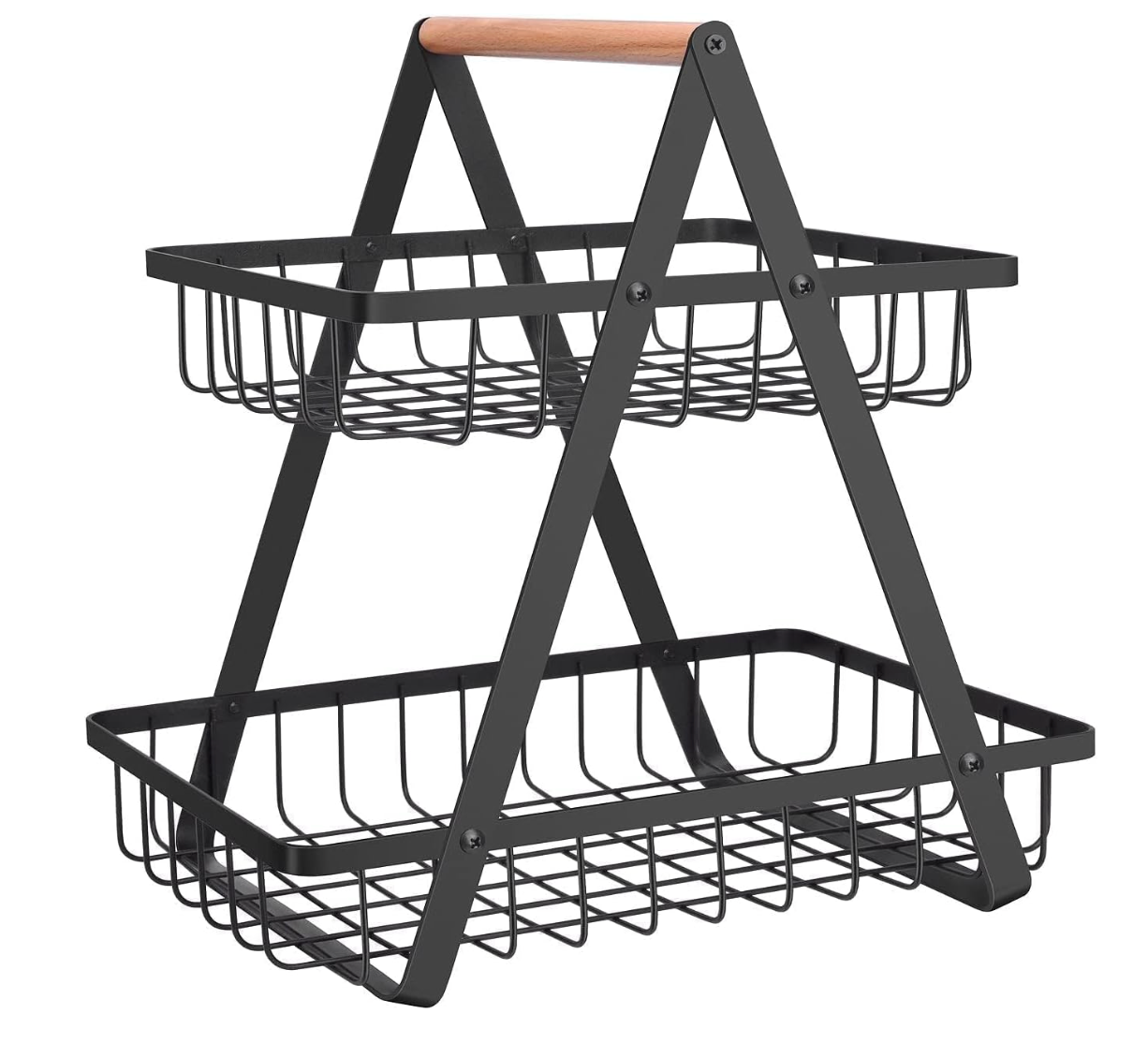 Frutero Organizador Canasta de dos Niveles Grande