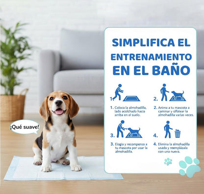 Pañales Entrenamiento Mascotas Premium x50