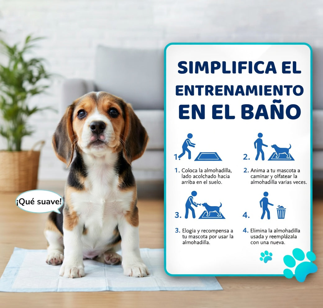 Pañales Entrenamiento Mascotas Premium x50