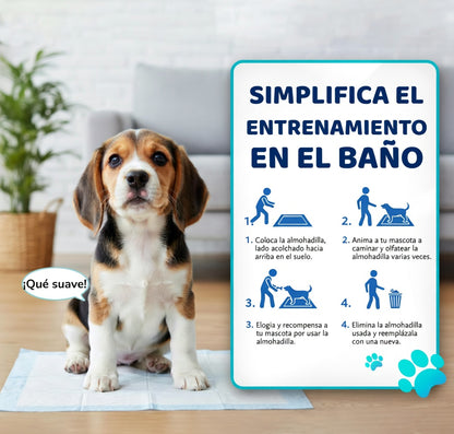 Pañales Entrenamiento Mascotas Premium x50