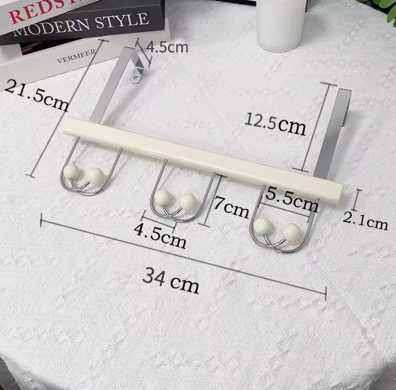 Perchero Colgante para Puerta  6 Ganchos