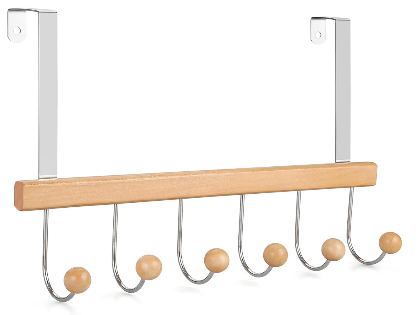 Perchero Colgante para Puerta  6 Ganchos