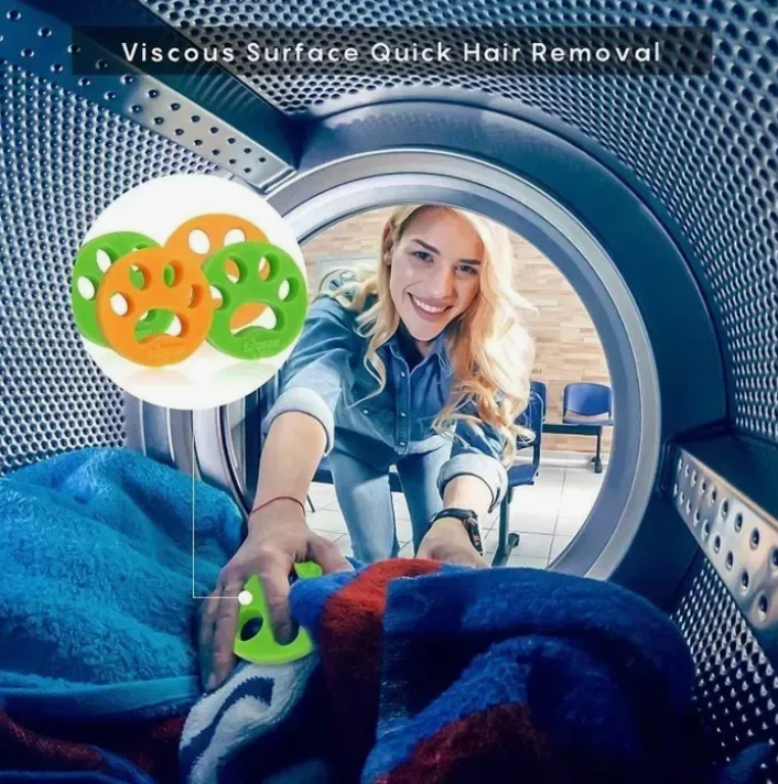 Quita Pelos y Saca Pelusa  para Lavarropas y Secadora (Pack x2)