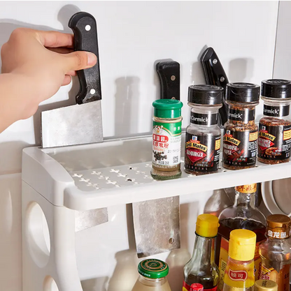 Estante Organizador de Cocina Especiero Gris