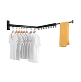 Tendedero Perchero Plegable de Pared Metalico
