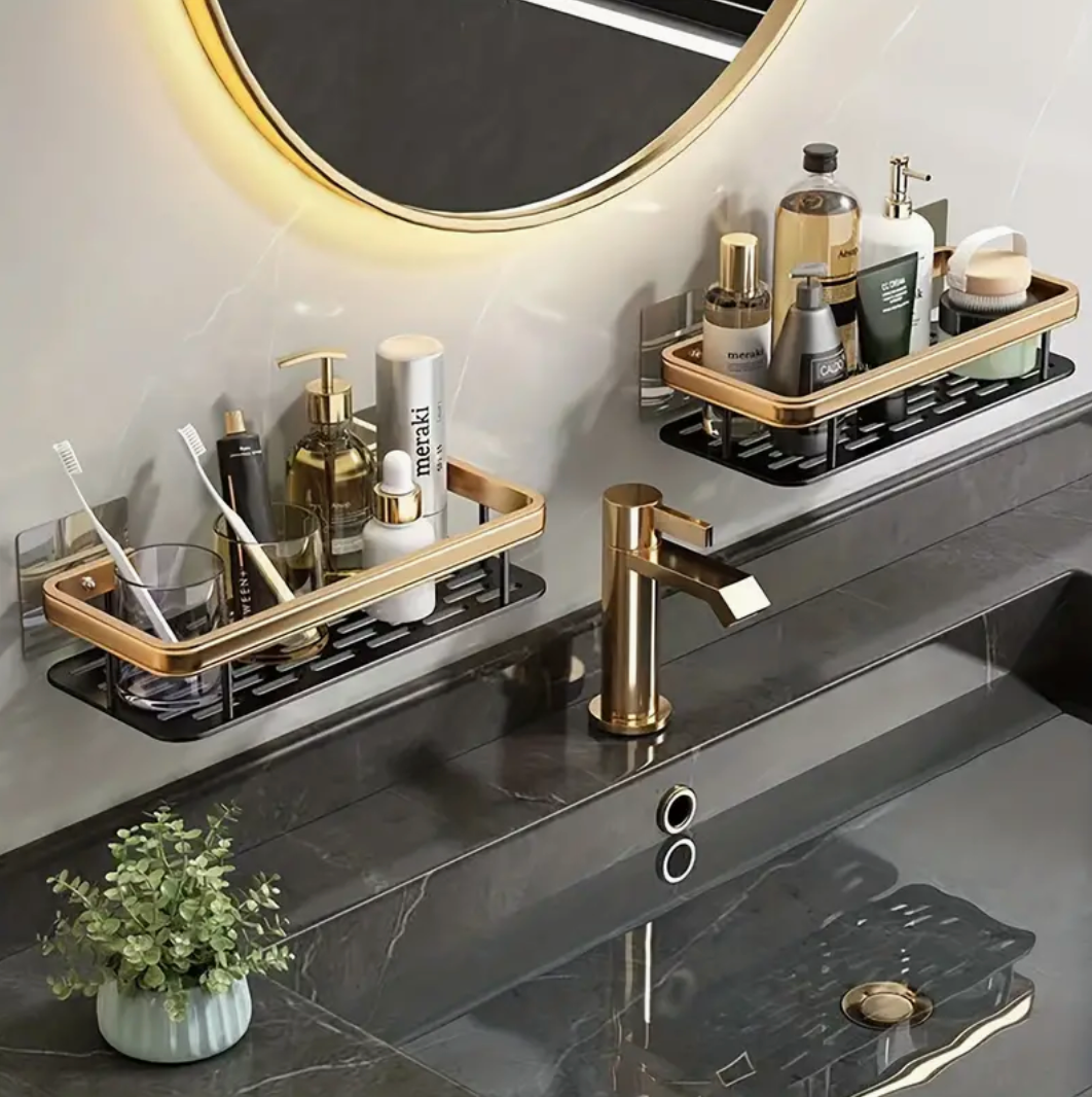 Estante Organizador De Ducha  Set X 2  Baño Aluminio