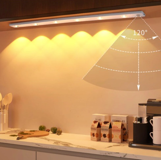 Luz Led para Armario Mesa Cocina Ropero Recargable - 1 metro