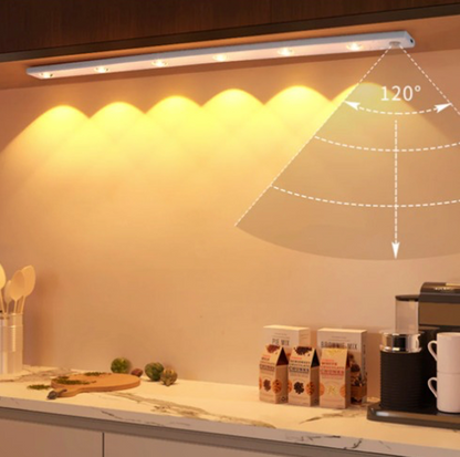 Luz Led Inteligente para Armario Mesa Cocina Ropero Recargable 30 cms