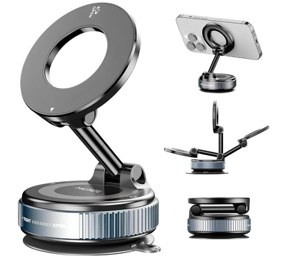 Soporte Magnético 360° Celular Auto Escritorio Firme