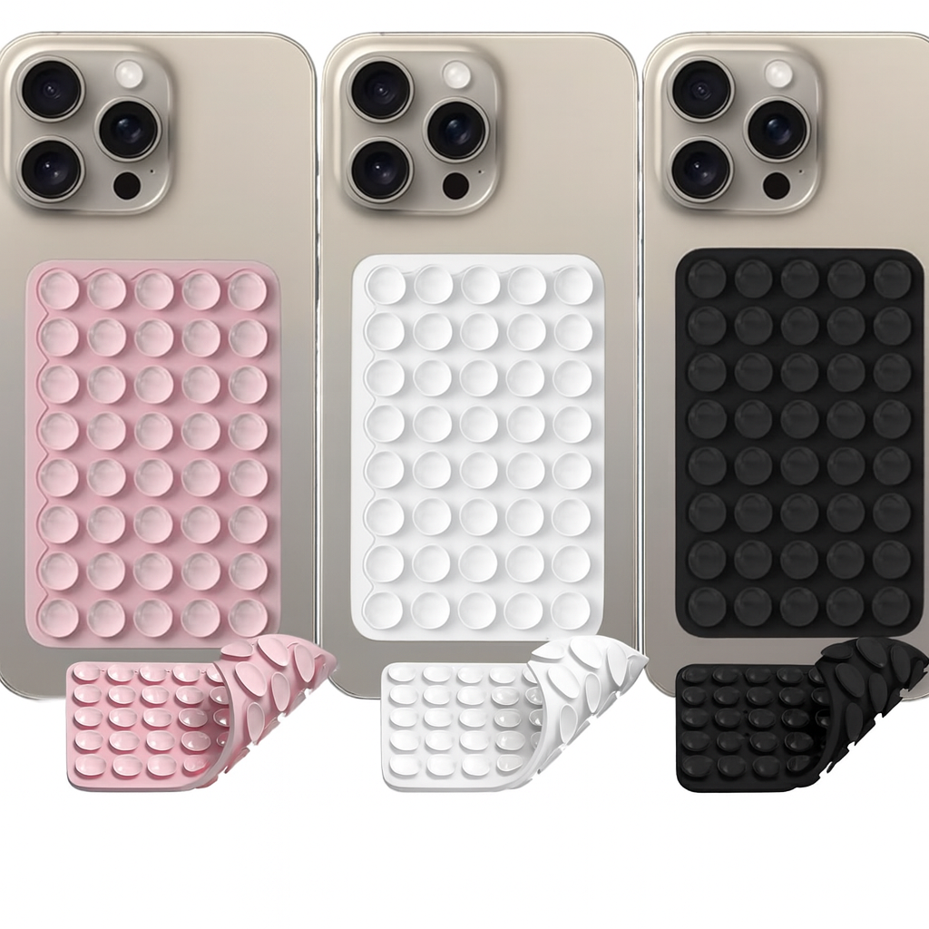 Pack x 3 Ventosa para Celular de Silicona Octopus