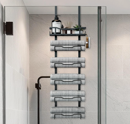 Toallero Puerta Perchero Colgante 6 Niveles para Baño