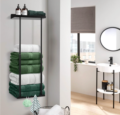 Toallero Pared Extensible Ajustable Sin Taladro