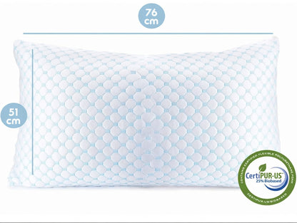 Almohada Espuma Viscoelástica Ajustable Ergonómica Cervical