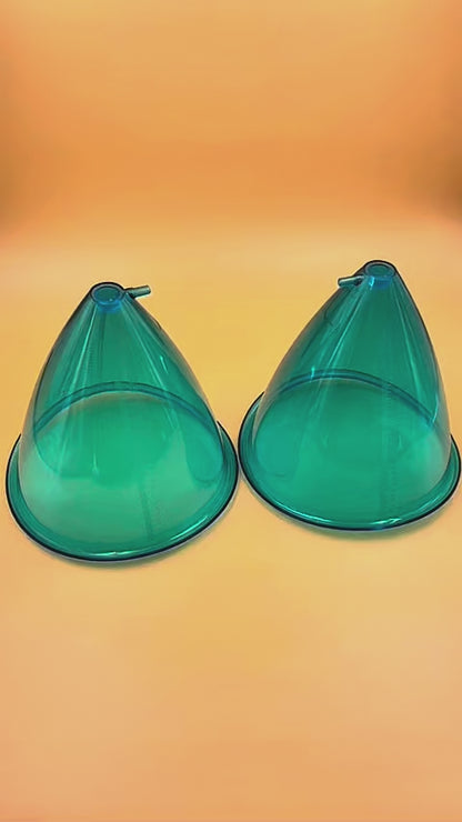Copas Glúteos Vacumterapia XL (kit Por 2 + manguera silicona)