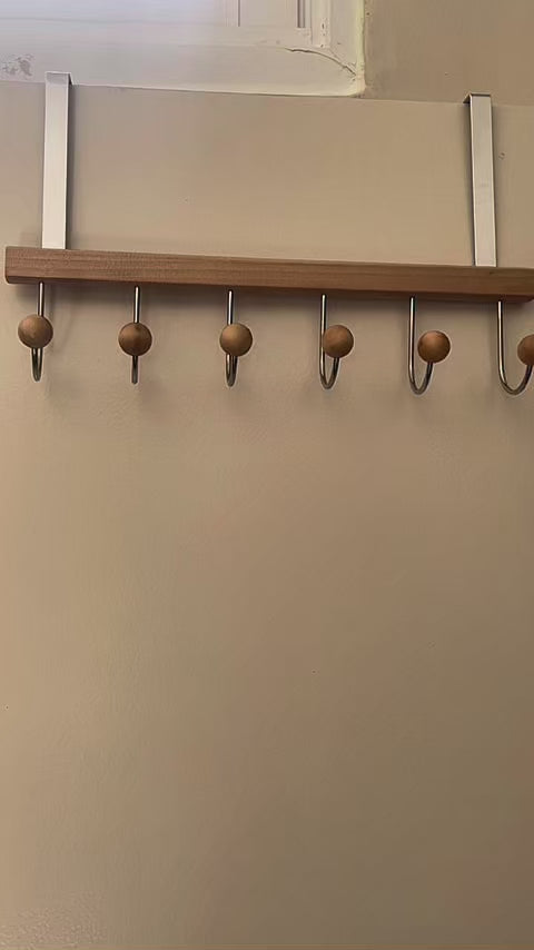 Perchero Colgante para Puerta  6 Ganchos