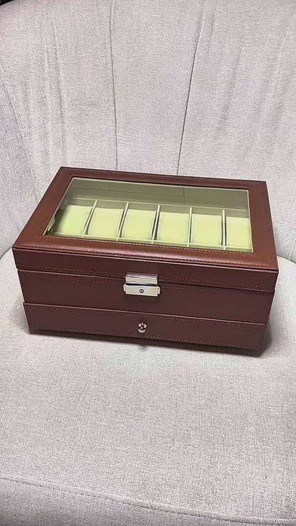 Caja Estuche de Relojes y Joyas Relojero Premium