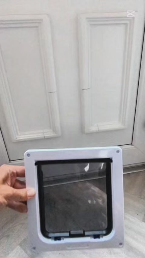 Puerta Abatible Para Perro Gato Mascota Tamaño Grande