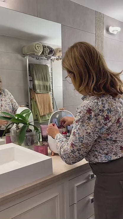 Organizador de Cosméticos Pingui con Luz