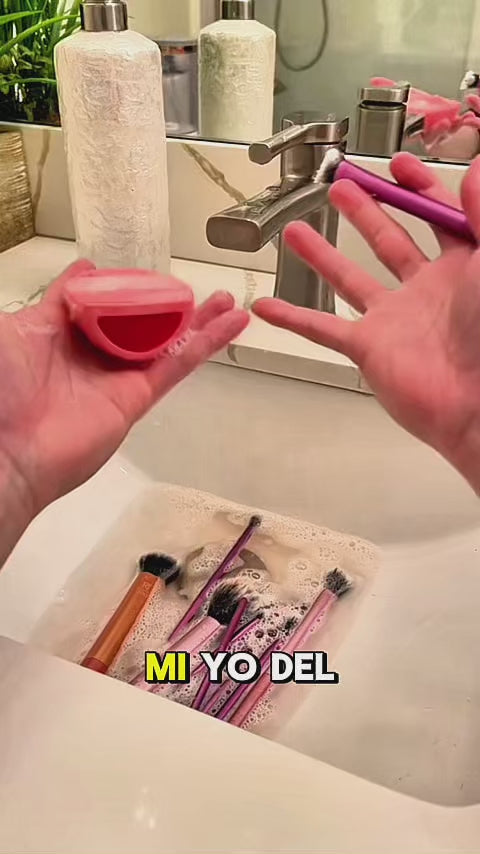 Limpiador Limpia Brochas Pinceles y Esponjas Automático