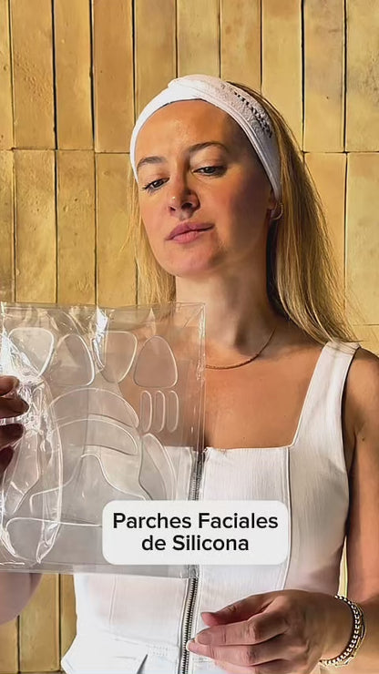 Parches Faciales de Silicona - 16 piezas