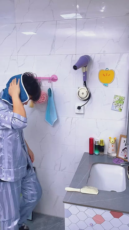 Soporte Pared Ajustable para Secador de Pelo