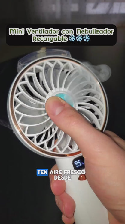 Ventilador Portátil con Nebulizador