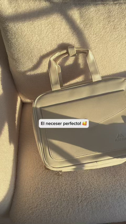 Maletín Bolso Organizador para Colgar Cuero Vegano