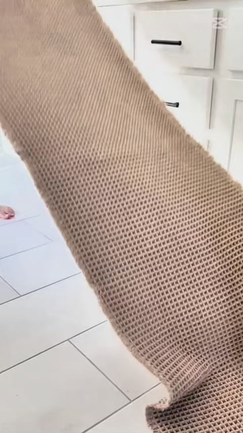 Alfombra de Baño con Diseño Gofre Super Absorbente