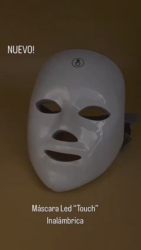 Mascara Led 7 Colores Inalambrica Recargable Fototerapia Facial