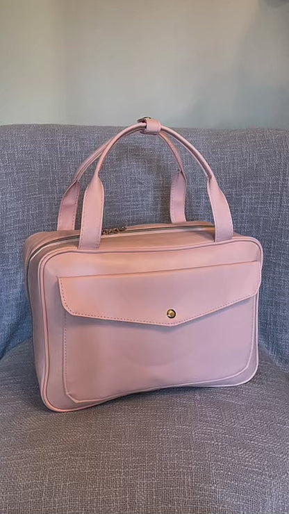 Maletín Bolso Organizador para Colgar Cuero Vegano