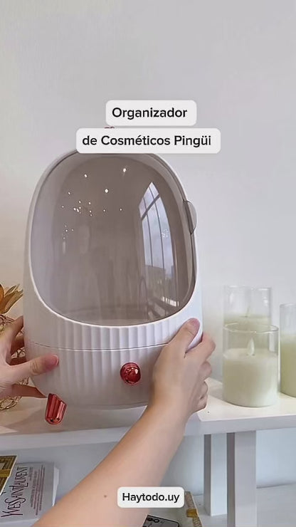 Organizador de Cosméticos Pingui con Luz